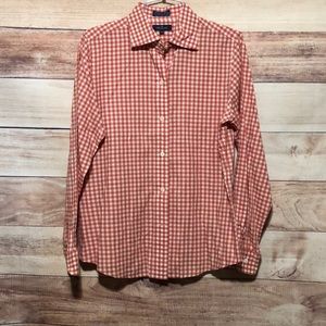 Faconnable Women’s Long Sleeve Checkered Shirt